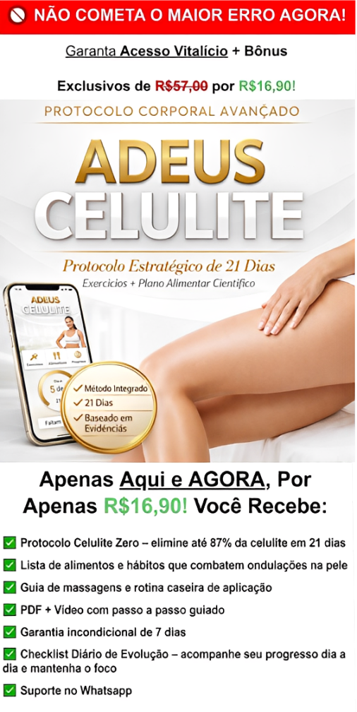 Oferta Adeus Celulite